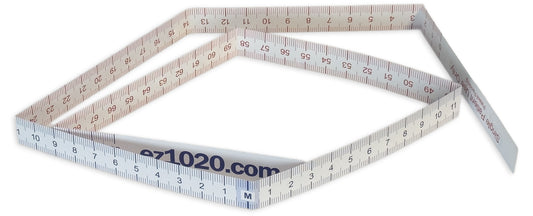 ez1020 disposable EEG electrode placement tape measure with mirrored 36-0-36 midpoint scale for International 10-20 System measurements