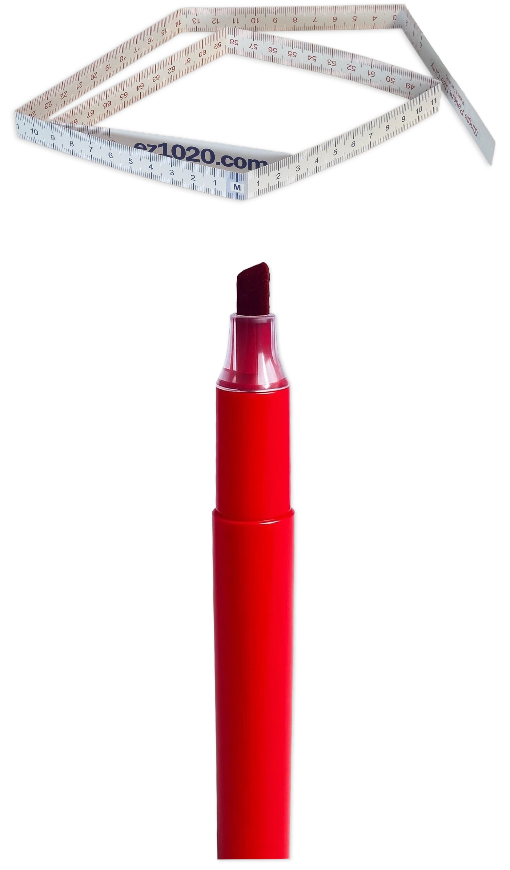 ez1020 Tape and Red single-use removable EEG skin marker for electrode placement